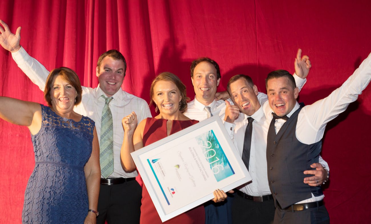 signature roofing sunshine coast business award winners