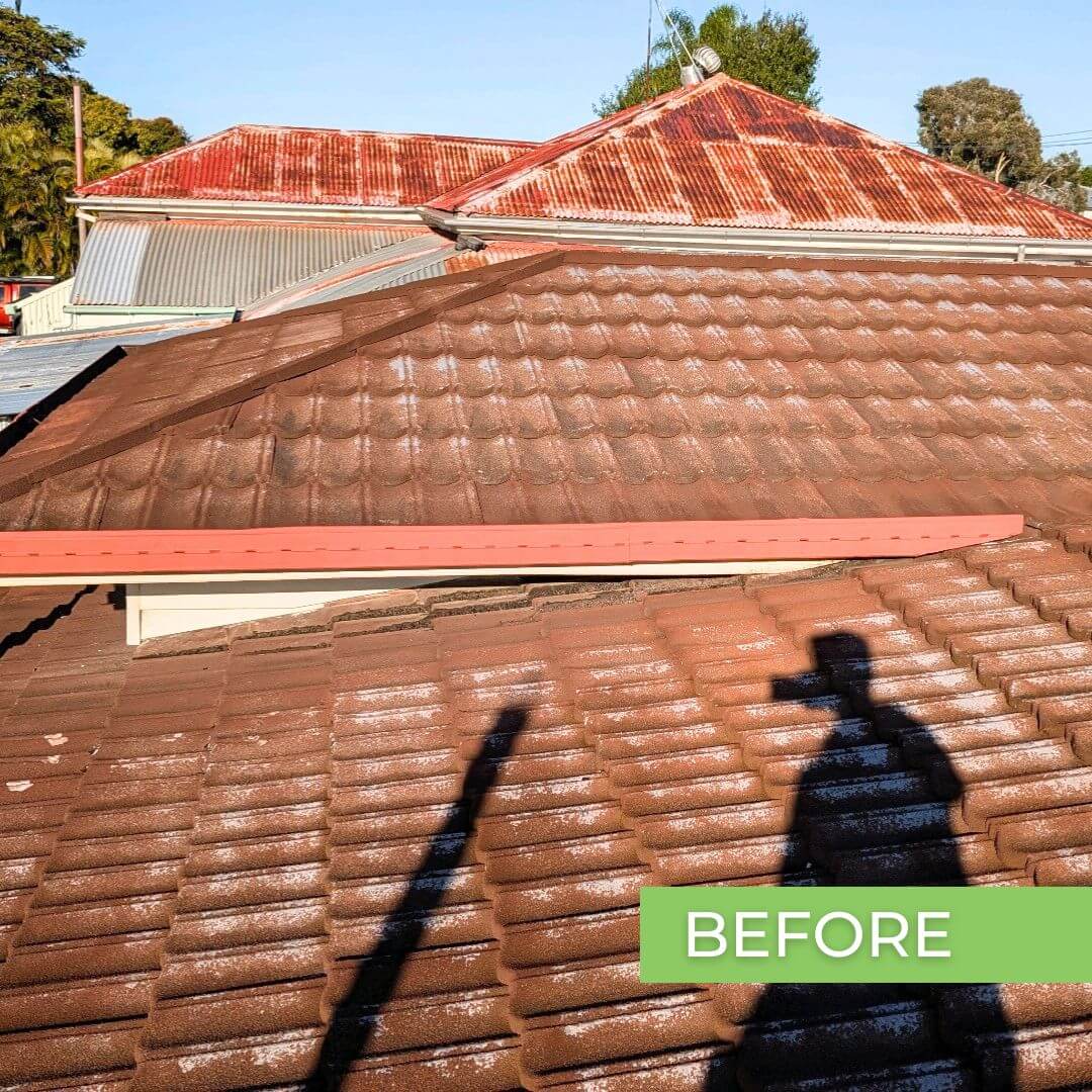 tile to tin conversion sunshine coast brisbane signature roofing before image