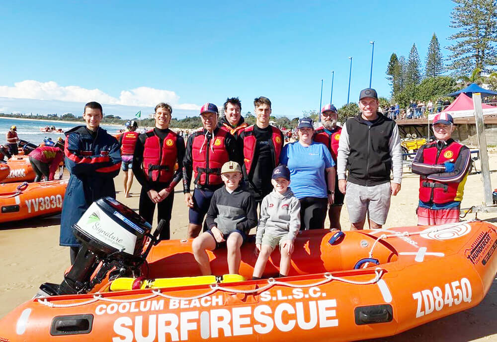 signature roofing supporting coolum beach surf life saving club